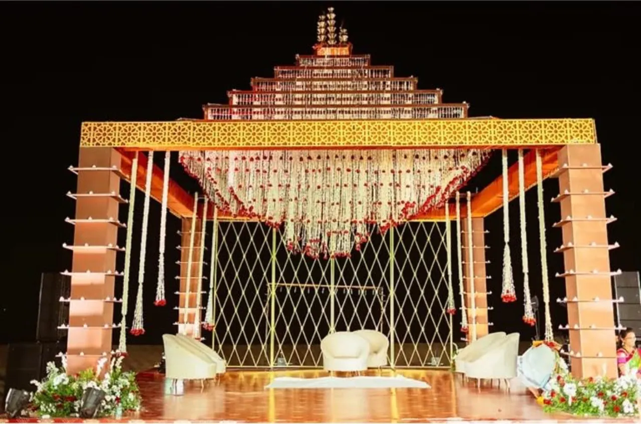 Lindsay & Dharmin — wedding decor at The St. Regis Goa Resort, Goa